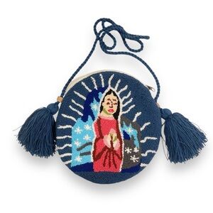 Virgen de Guadalupe Wayuu tribe handbags-embroidery handmade crossbody bag